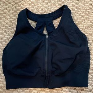 Soma High Impact sports bra, zip front with interior clips also. Barely worn. M
